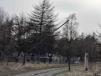 Кладбище поселка Ола, фото