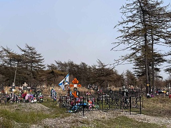 Кладбище поселка Ола, фото
